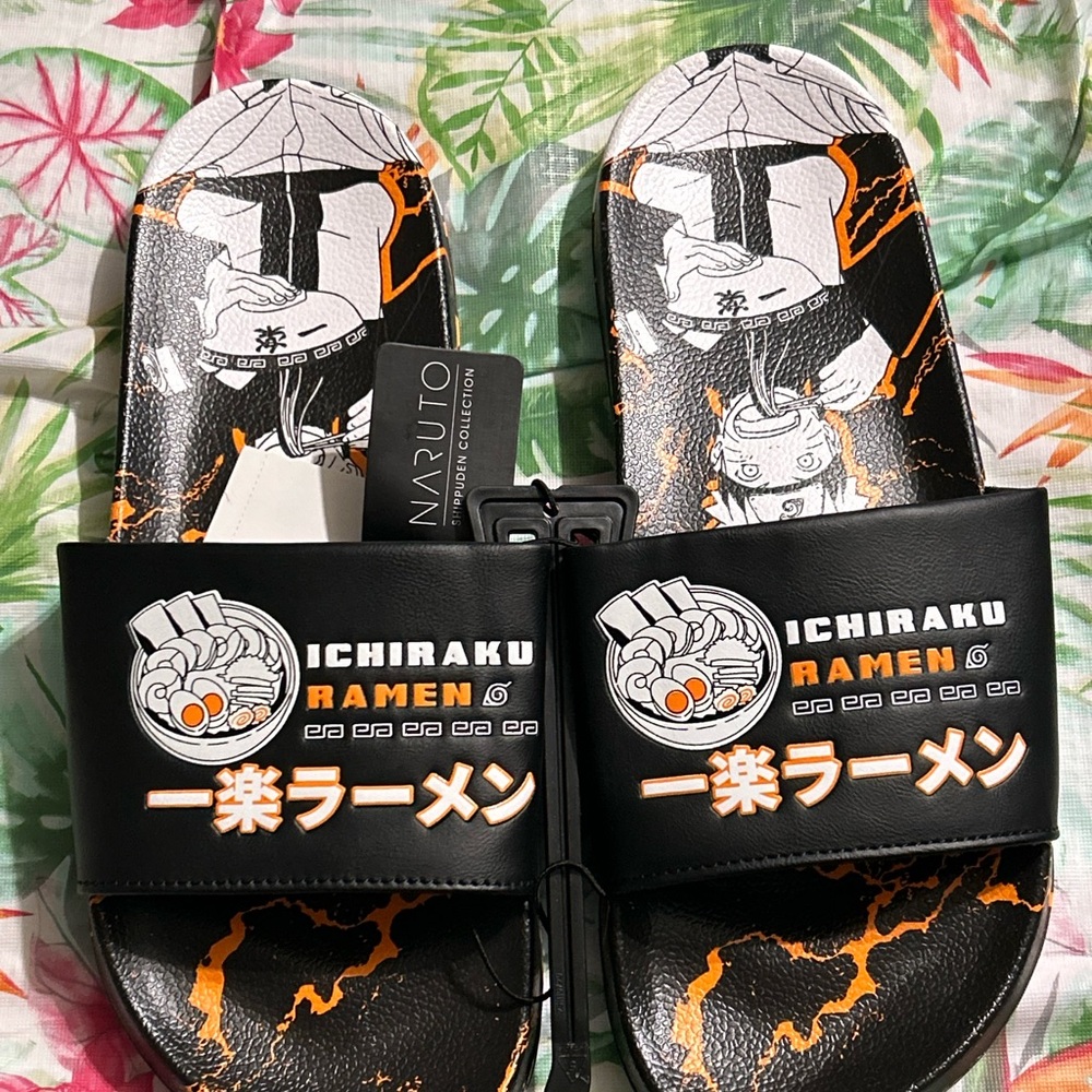 Ichiraku Ramen Naruto Slide Sandals